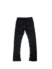 LostSHDWS Outline Black & Green Jeans