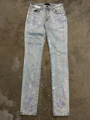 Amiri 'Easter Thrasher' Light Wash Jeans