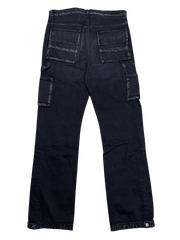 Amiri Cargo Flare Black Jeans