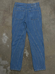 Mugler Wavy Light Wash Jeans
