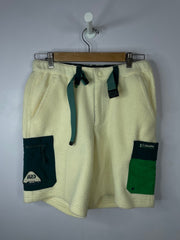 Kith x Columbia Cream & Green Sherpa Shorts