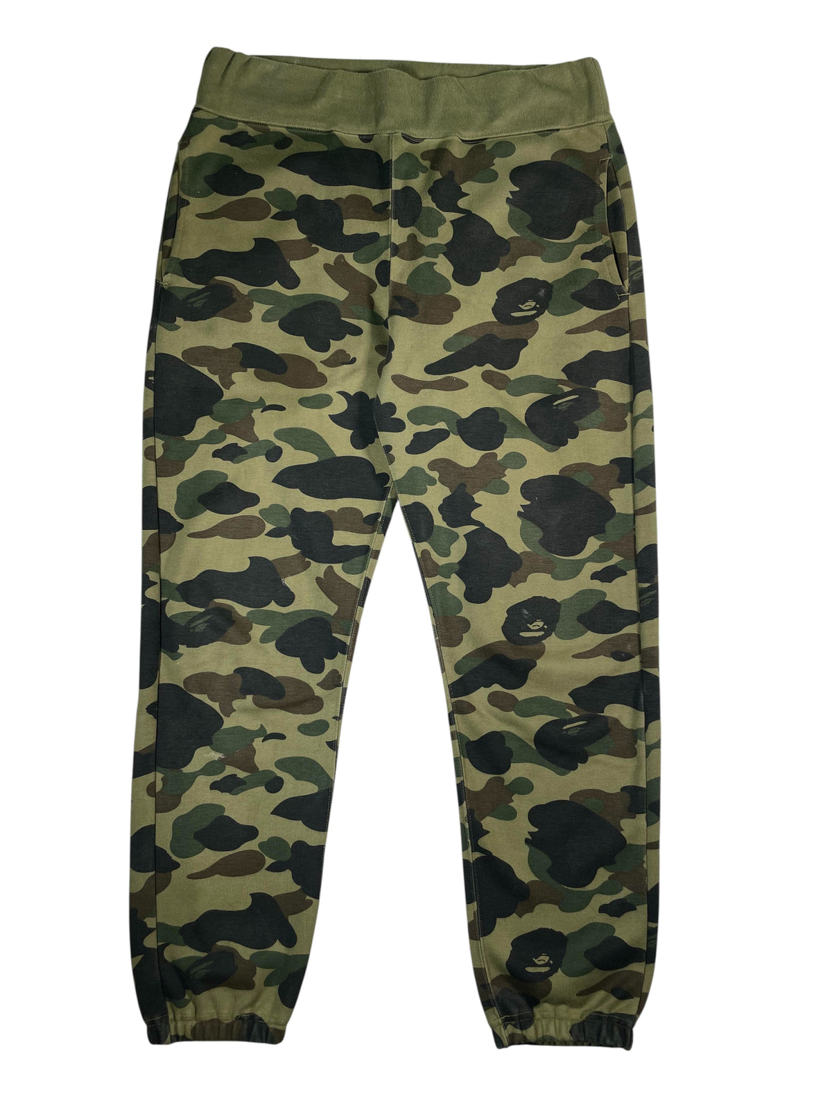 BAPE Windstopper Green Camo Sweats