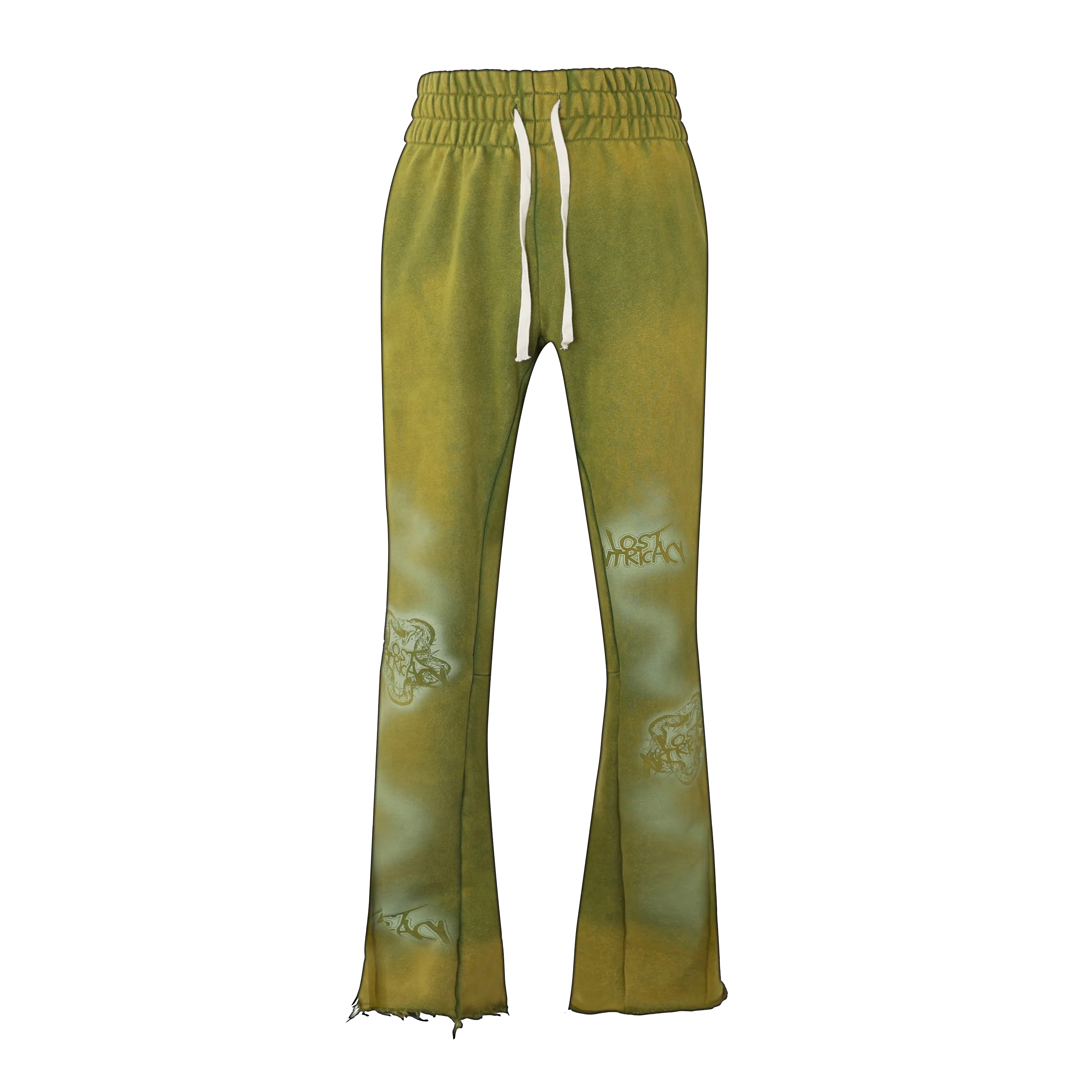 Lost Intricacy Moss Green Sweats