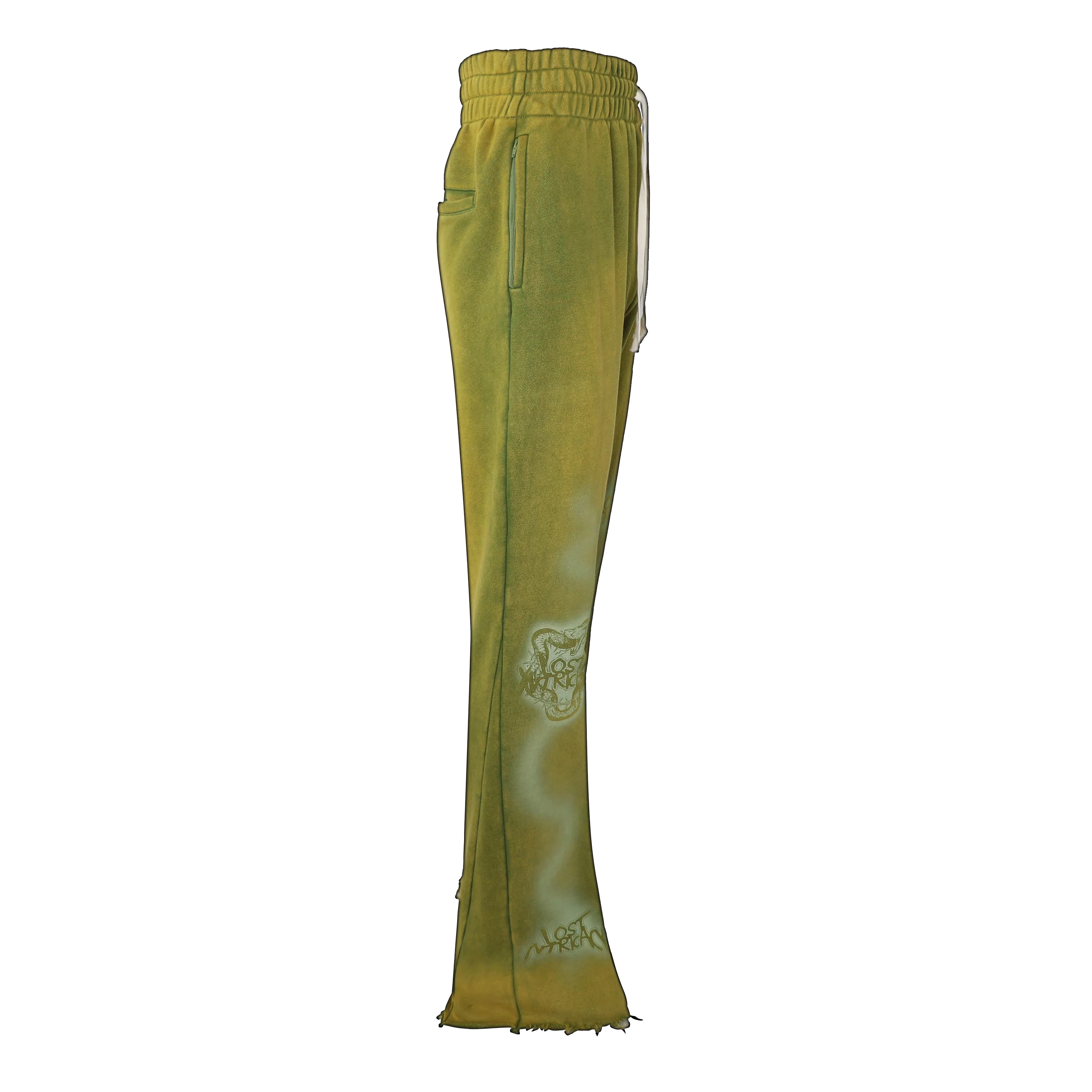 Lost Intricacy Moss Green Sweats
