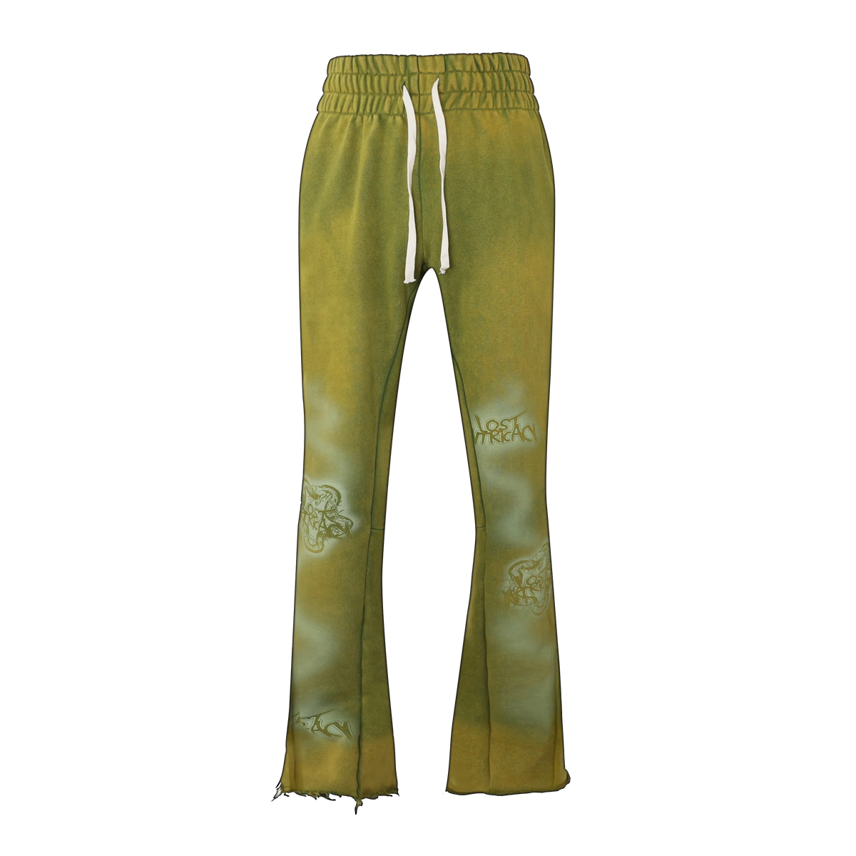 Lost Intricacy Moss Green Sweats