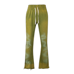 Lost Intricacy Moss Green Sweats