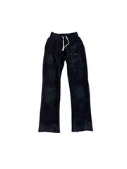 Lost Intricacy Tie Dye Black Sweats
