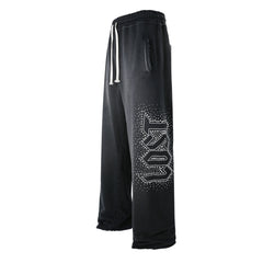 Lost Intricacy 'Inverse' Black Sweats