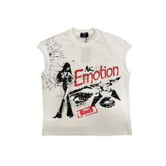 Mixed Emotions 'Starboy' White Sleeveless Tee