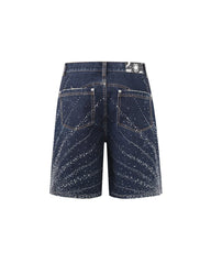 Birth Of Royal Child Starlight Blue Denim Shorts