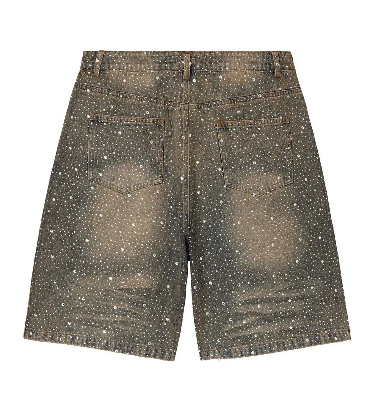 Vale Forever 'Rainstorm' Mid Wash Blue Jean Shorts