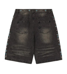 Vale Forever 'Candy' Black Jean Shorts