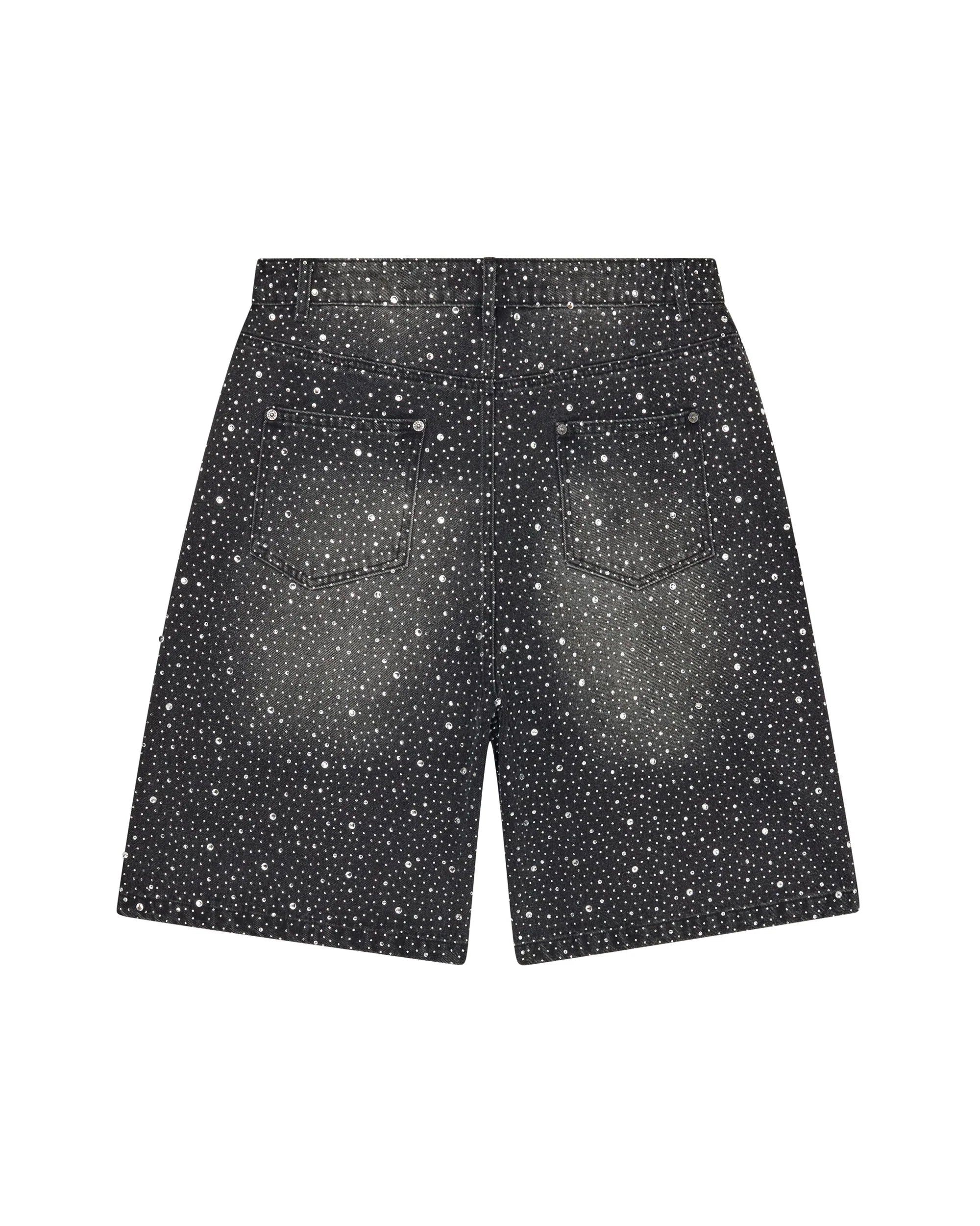 Vale Forever 'Rainstorm V2' Black Jean Shorts