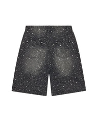 Vale Forever 'Rainstorm V2' Black Jean Shorts