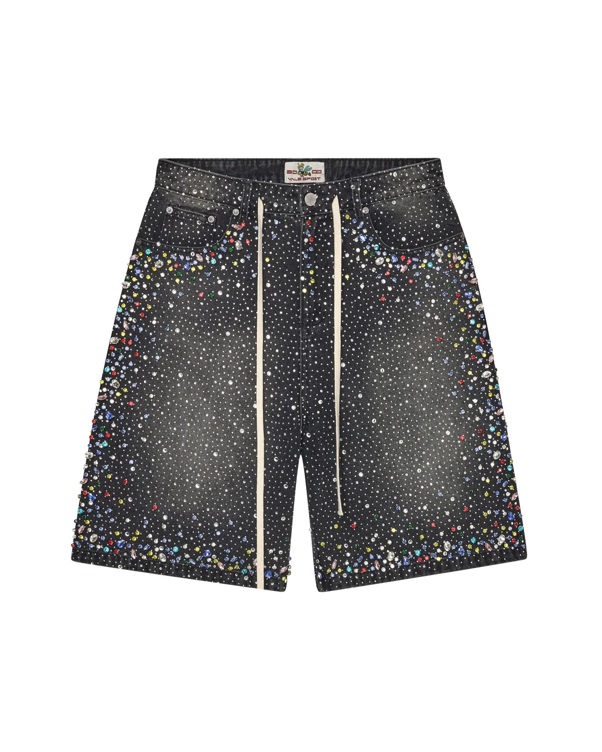 Vale Forever 'Rainstorm V2' Black Jean Shorts