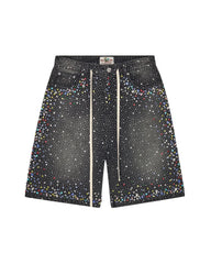 Vale Forever 'Rainstorm V2' Black Jean Shorts