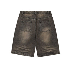 Vale Forever 'Skittles' Black Wash Jean Shorts