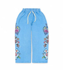 We Are Righteous 'Risen King' Baby Blue Sweats