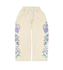 We Are Righteous 'Risen King' Cream Sweats