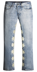LOSTSHDWS Denim Bone Logo Light Wash Blue Jeans
