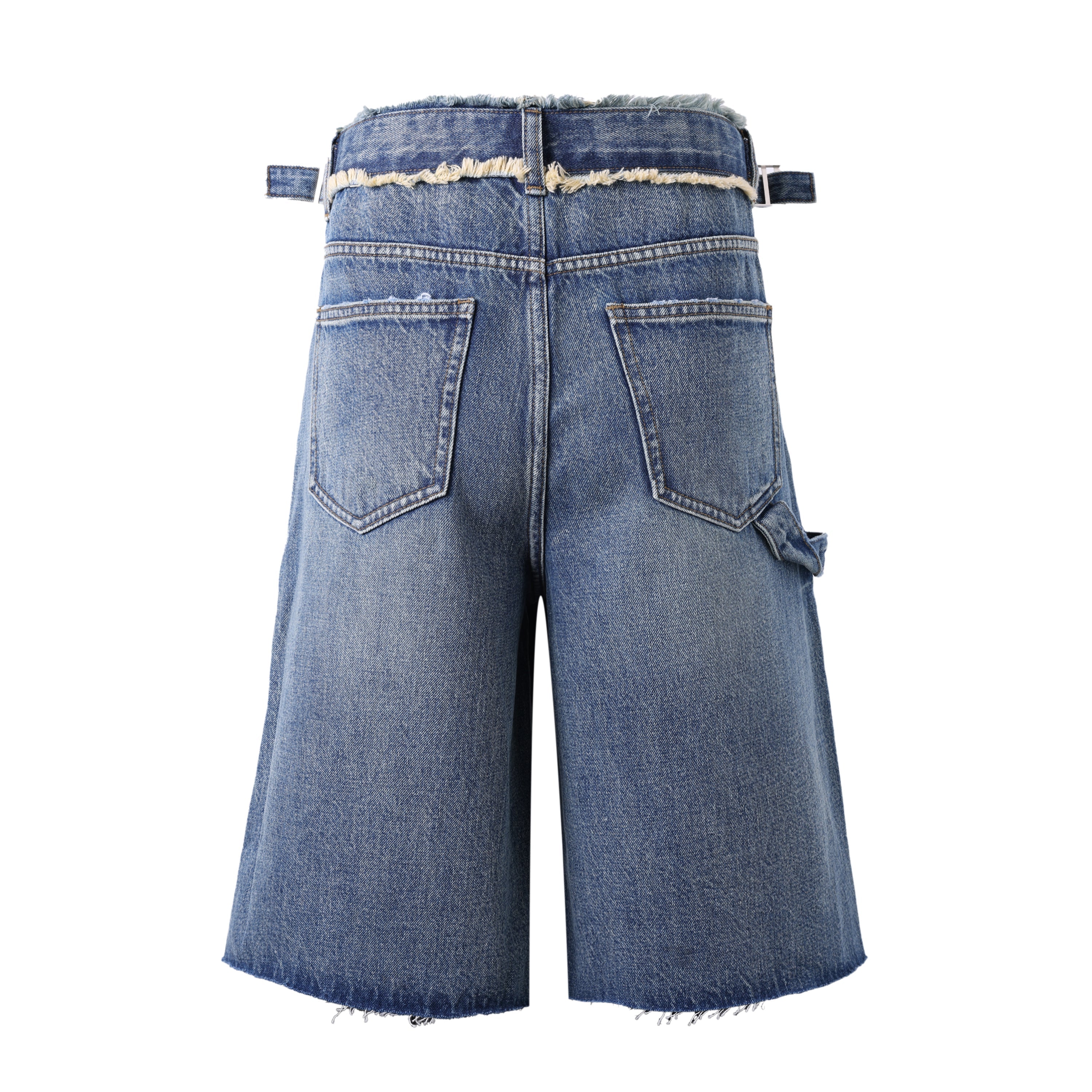 Lost Intricacy 'Blue Carpenter' Jean Shorts