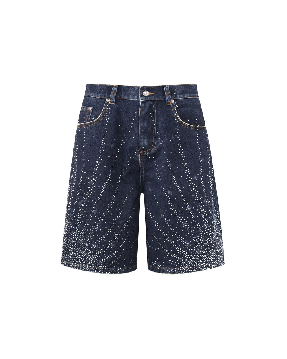 Birth Of Royal Child Starlight Blue Denim Shorts